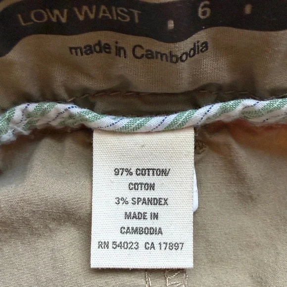 Old Navy Tan Low Waist Pants - Picture 3 of 4